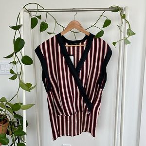 NWT Zara Woman Striped Blouse in XS